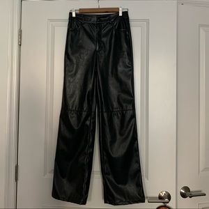 Black Leather Pants